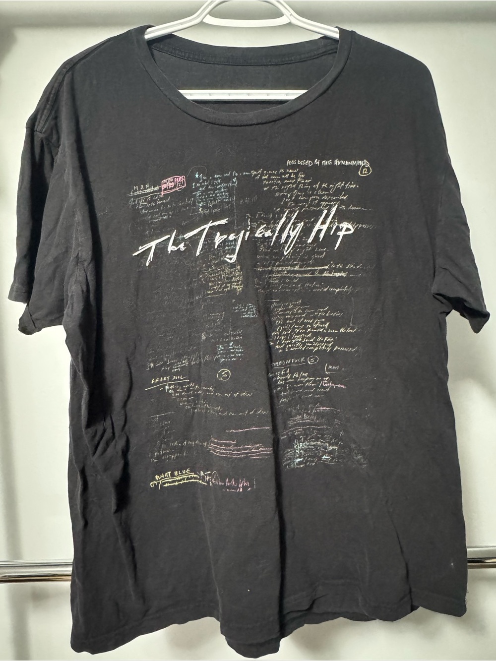 The Tragically Hip Man Machine Poem Band Tee